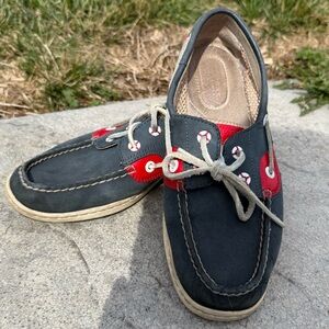 Women’s Sperry Top-Sider | size 9M | Bluefish Mesh Navy Red S4